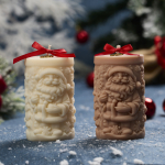 Κύλινδρος με 'Αγιο Βασίλη candle